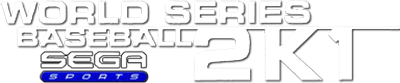 World Series Baseball 2K1 logo for Sega Dreamcast